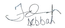 Autographe DEBBAH