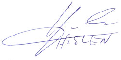 Autographe HISLEN