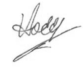 Autographe HODDLE