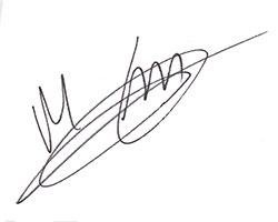 Autographe MARTIN