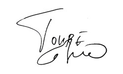 Autographe TOURÉ