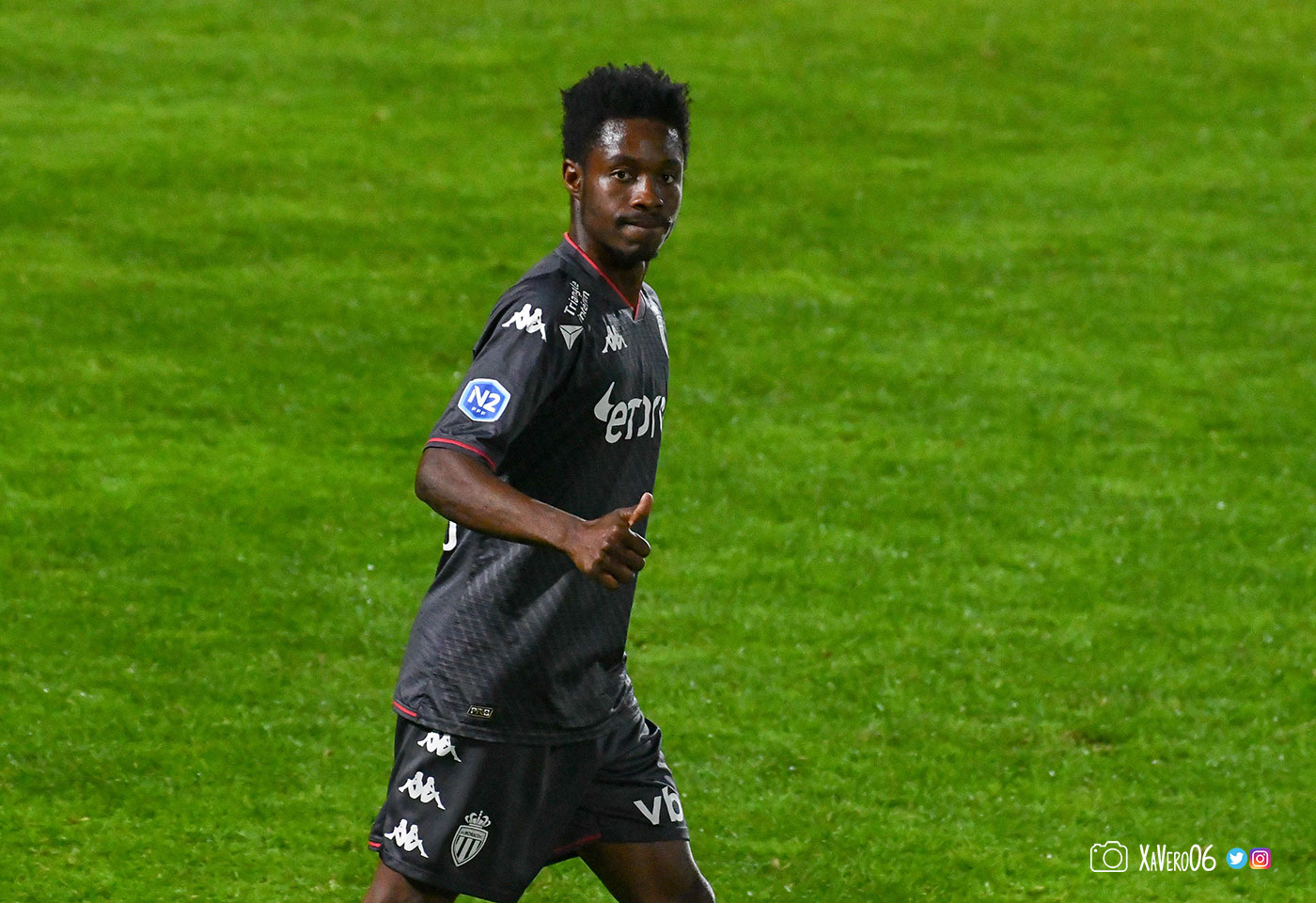 Eric Ayiah, buteur à Fréjus Saint-Raphaël la saison passée