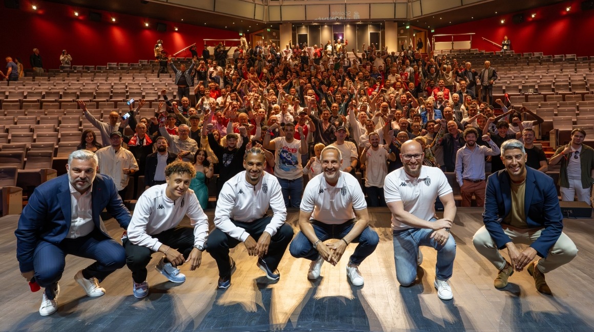 Photo de famille du site de l'AS Monaco